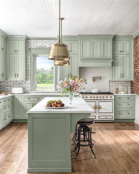 25+ Kitchen Cabinet Color Ideas and Top Trends for 2023 | Green kitchen ...