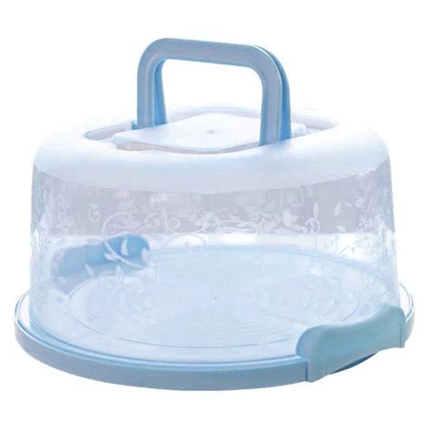Buy zuoshini Portable Cake Carrier, Cake Box with Handle and Clip Lock ...