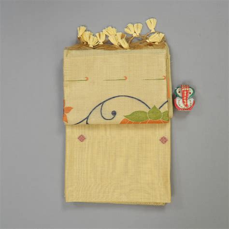 Hayagrivas Handloom Fancy Cotton Saree in Graceful Sandal Yellow KBE89 ...