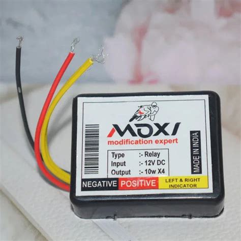 Moxi Hazard Flasher Box Type Universal Bike Hazard LED Flasher, 18 Dif ...