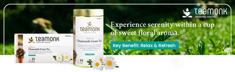 Teamonk Anicca High Mountain Chamomile Green Tea Leaves (50 Cups ...