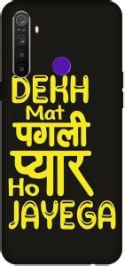 SAVETREE Back Cover for Realme Narzo 10 Printed Dekh Nat Pagli Pyar Ho ...