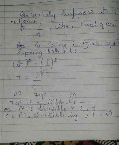 prove that root 7 is an irrational number . and hence show that 3-2 ...
