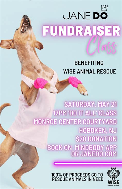Jane DO Fundraiser Class - Wise Animal Rescue | Wise Animal Rescue