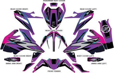 Dabrabbit TUGA-P 250 Graphic Decal Kit for KTM Duke (125, 250, India | Ubuy