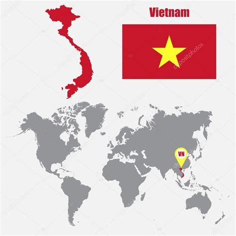 Vietnam On The World Map - map of the world vietnam