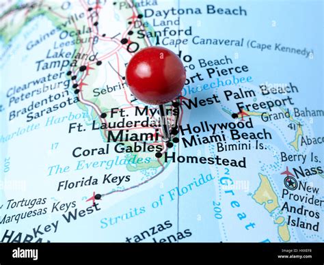 Miami city flag hi-res stock photography and images - Alamy