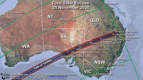 The eclipse of 25 November 2030 | AAQ Australian Eclipses