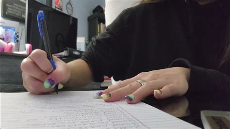 Image result for ASMR Writing Notes