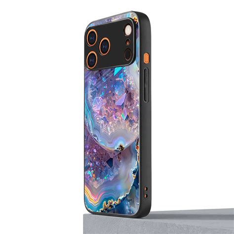 Crystal Veil Phone Case for Iphone 17 Pro Max | Glass Case – Boujee