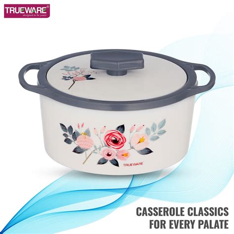 Floraa Casserole | 1000 Ml | Thermoware Casserole – Trueware India