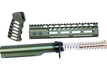 Guntec USA AR-15 9in Pistol Brace Build Kit With Milspec Buffer Tube ...