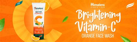 Himalaya Brightening Vitamin C Orange Face Wash – Himalaya Wellness (India)