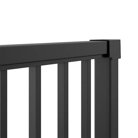 Freedom Margate 6-ft x 36-in Matte Black Aluminum Deck Rail Kit in the ...