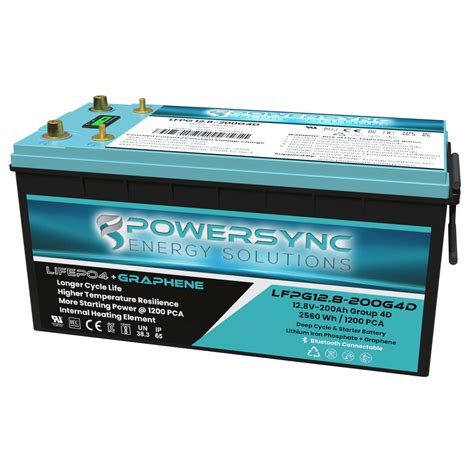LiFePO4バッテリー - LFPG12.8-200G4D - POWERSYNC Energy Solutions - プリズム / 12 ...