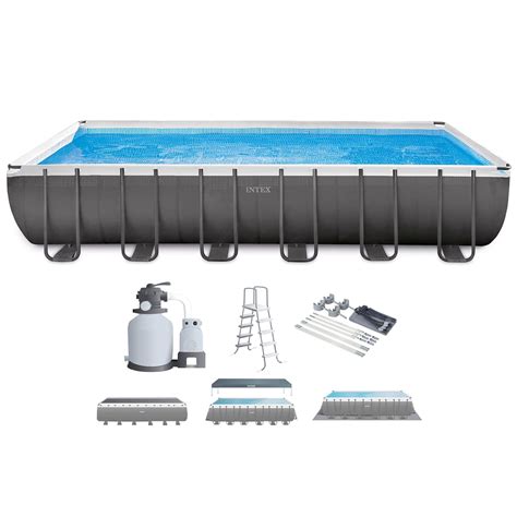 Buy Intex Ultra XTR Frame 24' x 12' x 52" Above Ground Swimming Pool ...