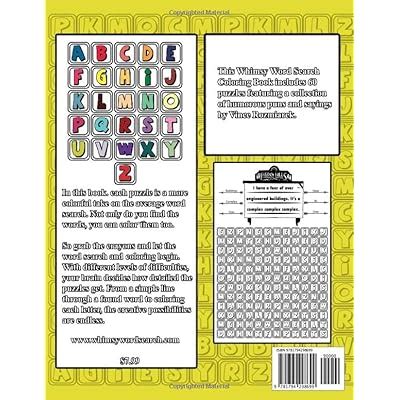 Whimsy Word Search, Puns from the Marquee, Letters | Ubuy India