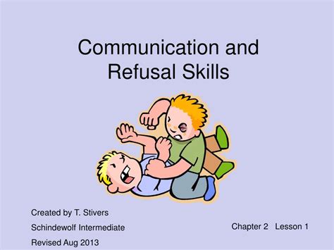 The Refusal Lesson Plan Communication 的图像结果