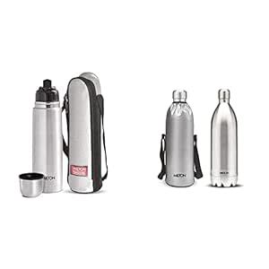 Milton Thermosteel Flip Lid Flask, 1000 milliliters, Silver + Milton ...