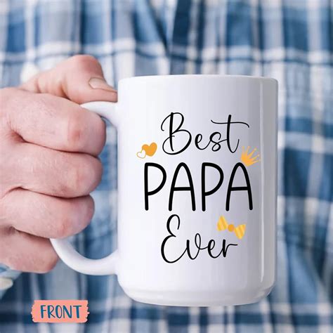 Taza con texto en inglés «Best Papa Ever», tazas personalizadas para ...