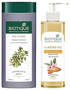 Buy Biotique Bio Thyme Volume Conditioner for Fine and Thinning Hair ...
