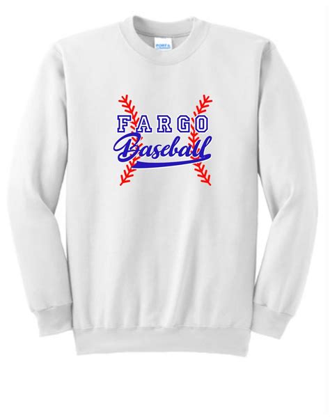 Fargo Baseball Lace Crew Sweatshirt | Crew sweatshirts, Sweatshirts ...