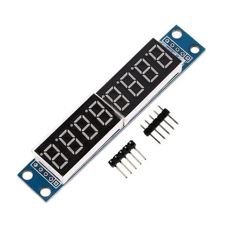 MAX7219 8-Digit 7-Segment Display Module – ControllersTech®