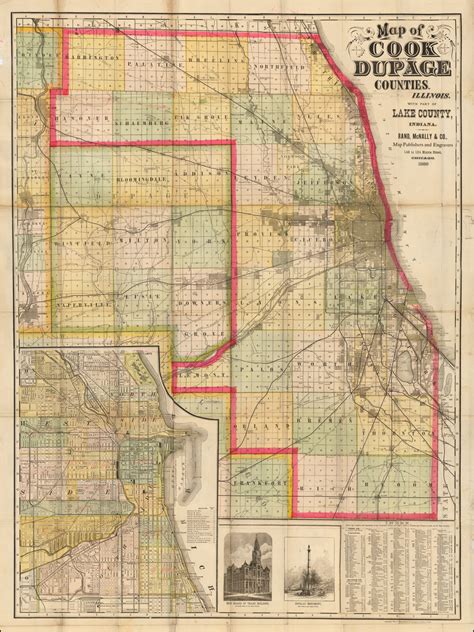 Ren Lake Illinois Map Of Cook County