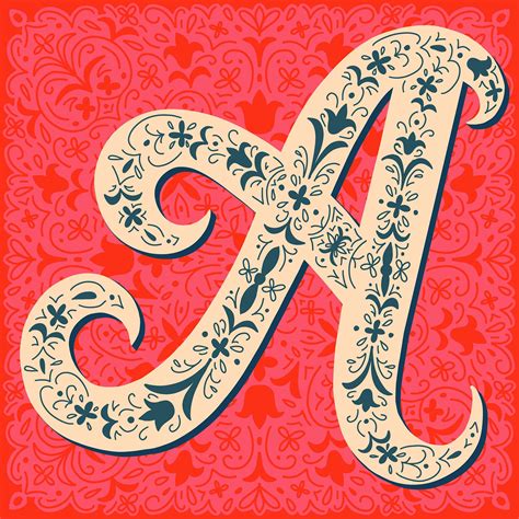 Single Alphabet Letters Designs