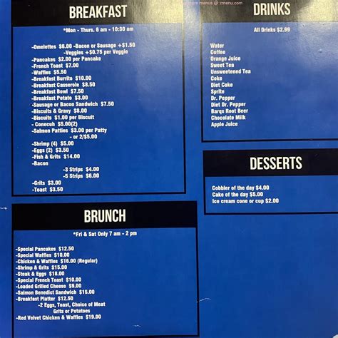 Online Menu of The Gathering Place Restaurant, Summerdale, Alabama ...