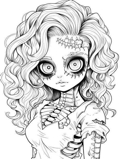 47 Captivating Zombie Coloring Pages For Kids And Adults - Our Mindful Life