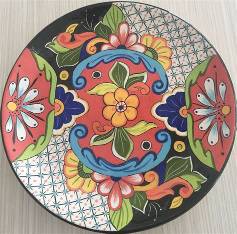 Colorful Talavera Pottery Plate | Hand Painted Ceramic