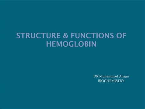 Image result for Haemoglobin Structure and Function