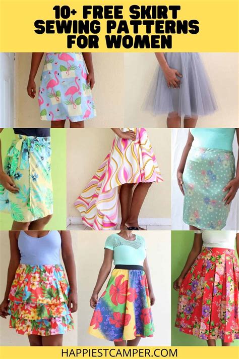 10+ Free Skirt Sewing Patterns For Women