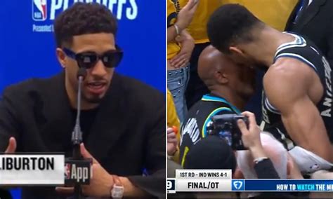 Tyrese Haliburton's dad breaks silence on clash with Giannis ...