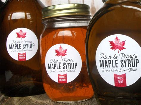 Image result for Maple Syrup Bottle Labels