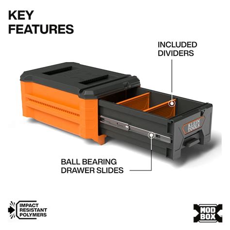 Klein Tools MODbox Compact Single Drawer, Half Width in the Portable ...
