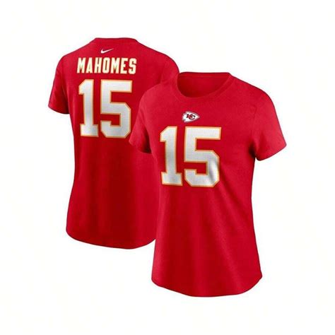 Nike Women's Patrick Mahomes Red Kansas City Chiefs Player Name And ...