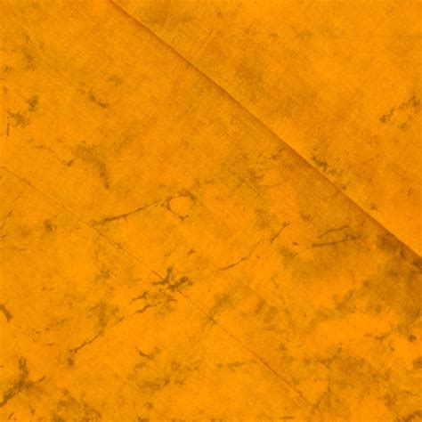 Pure Cotton Dabu Orange Yellow Textured Hand Block Print Fabric (0.90 ...
