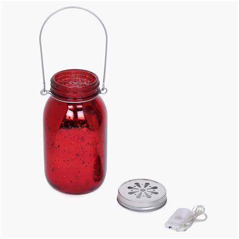 Buy Metallic Decorative Jar With String Light from Home Centre at just ...