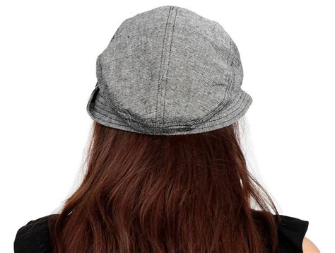 FabSeasons Plain Grey Foldable Cotton Fashion Cloche for Girls & Women ...