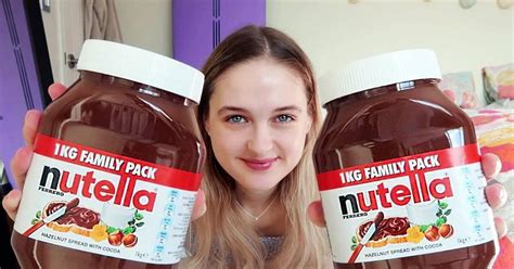 ¡Impactante! Youtuber se come 2 kilos de Nutella para reto viral