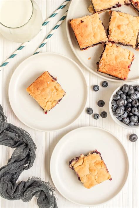 Blueberry Cream Cheese Bars Recipe - Life Love Liz