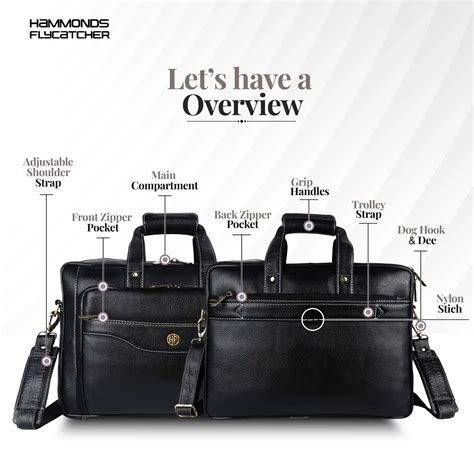 Leather Office Laptop Bag (up to 16″) – Hammonds Flycatcher