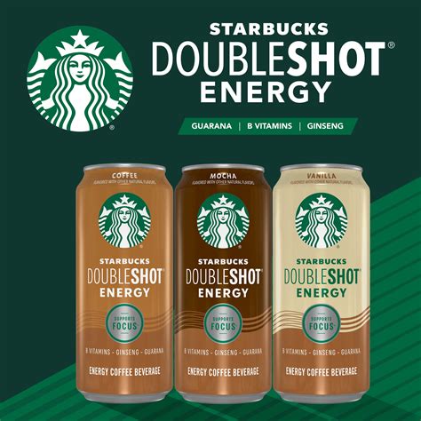 Starbucks Doubleshot Energy Vanilla, Bebida Fuerte de Café - 12 Latas ...