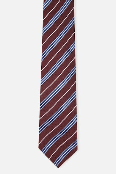 Buy Men Maroon Embroidered Tie Online - 39619522 | Louis Philippe
