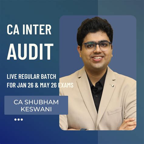 CA Inter Audit | Regular Batch By CA Rishabh Jain – CA Point