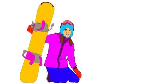 Snowboard Drawing 的图像结果