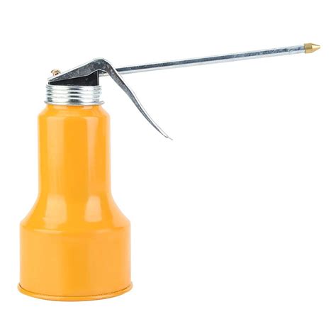 10.63in Portable Oil Can Gun, Oiler, Light Weight Yellow for Tractors ...