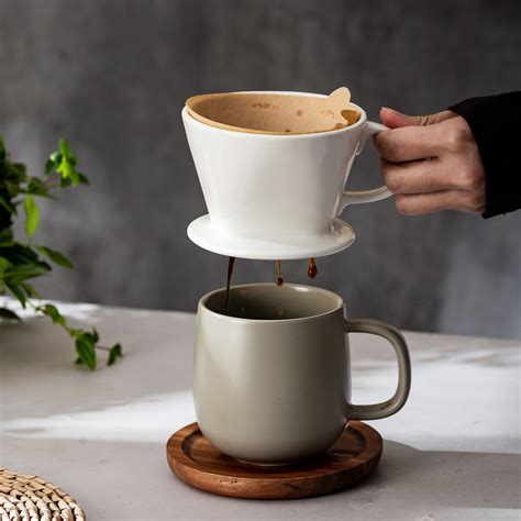 Jrocdr Coffee Filter Coffee Dripper Pour Over Coffee Maker Brewer Pour ...